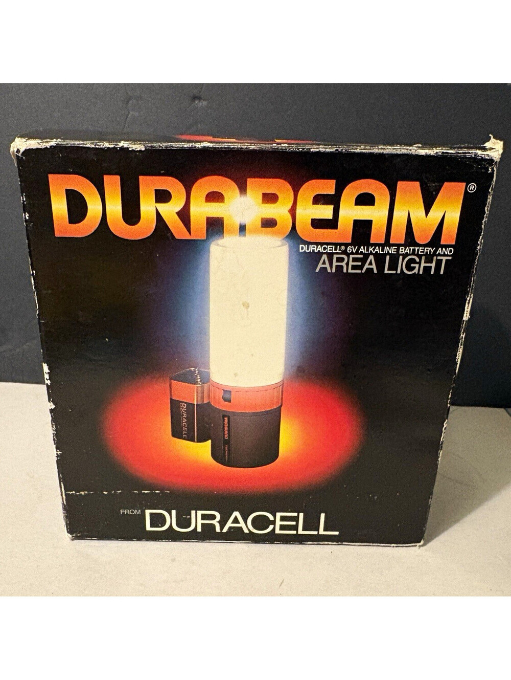 Duracell Durabeam Area Light 6V Cordless Lantern Black/Orange/White Ring